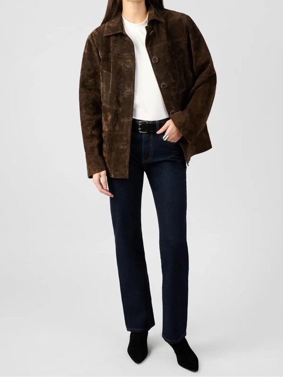 WeWoreWhat Jackets & Blazers - We Wore What Suze XS Premium Suede Button Front Jacket NWT